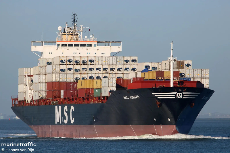 Фото судна MSC JORDAN
