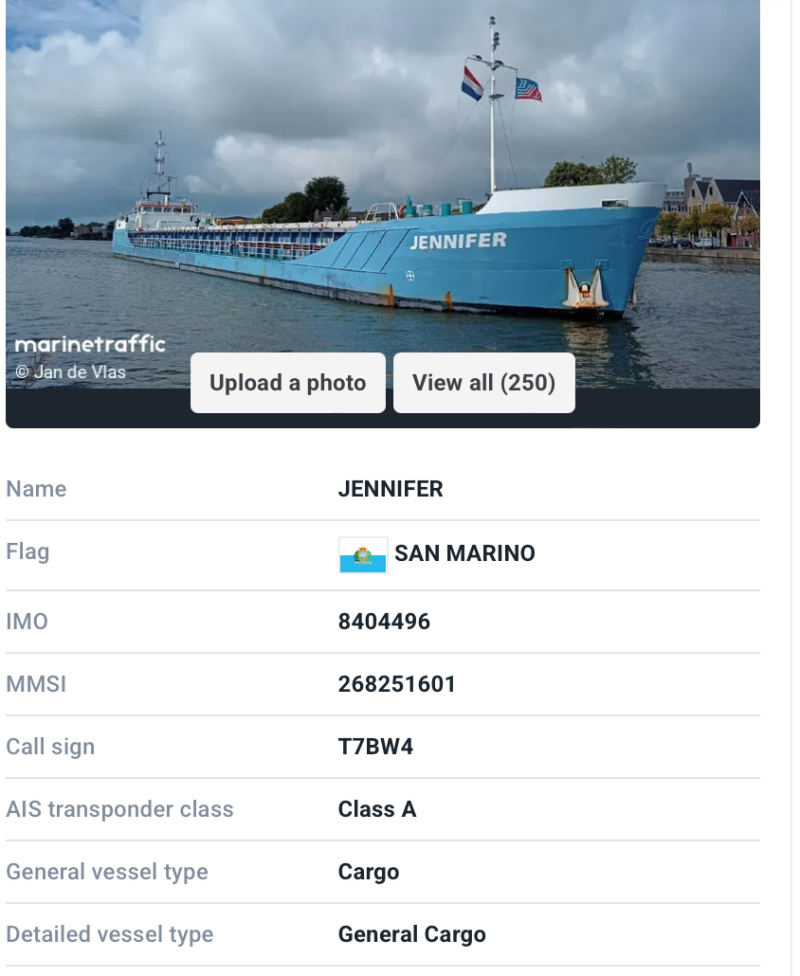 Jennifer vessel photo